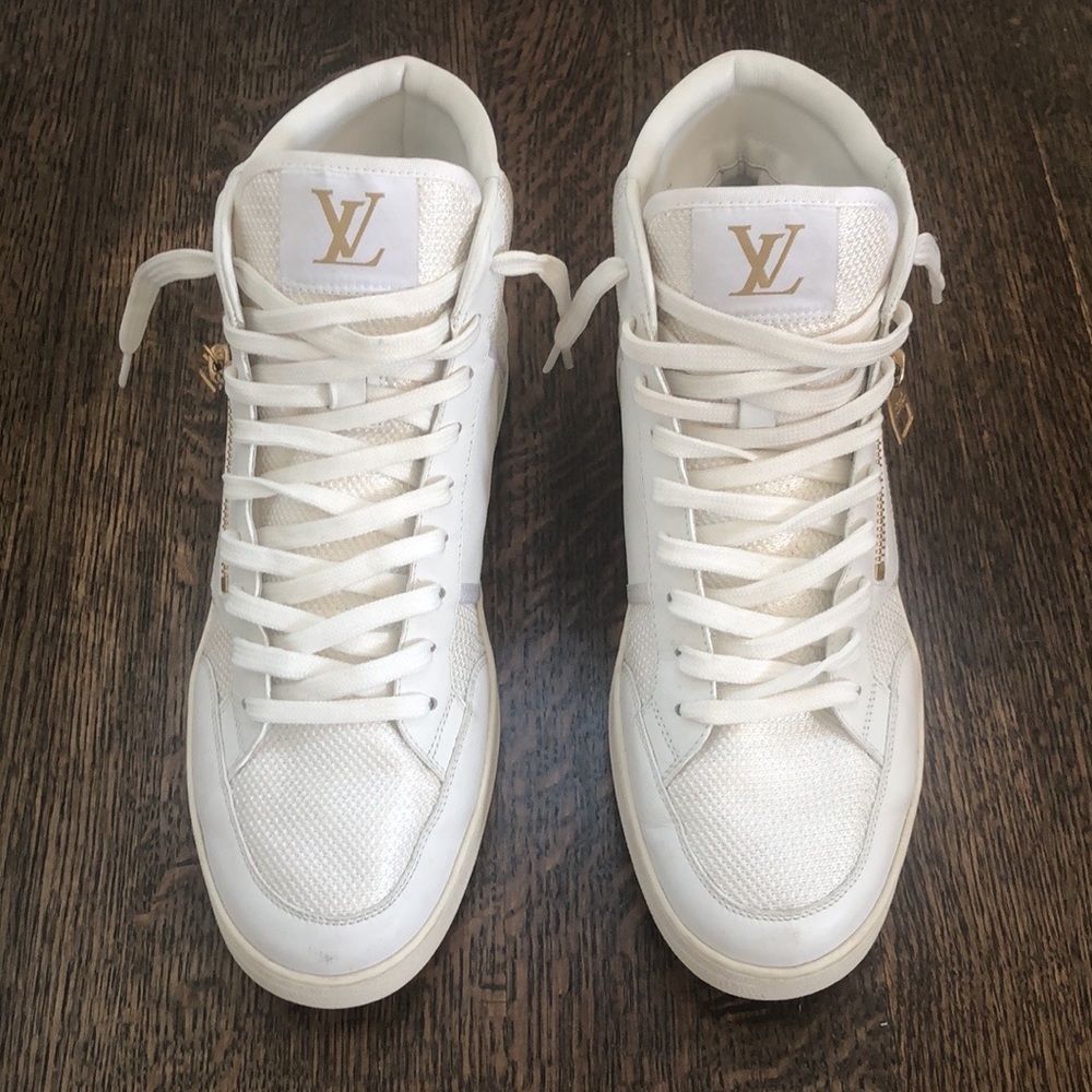 LOUIS VUITTON RIVOLI SNEAKER BOOTS - Picture 2 of 13
